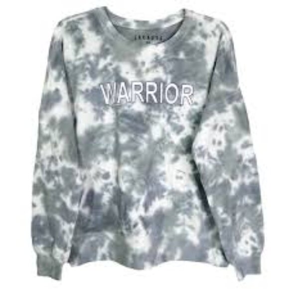 LACAUSA Anthropologie Warrior Tie Dye Crewneck Sweatshirt Small NWT - Picture 1 of 6